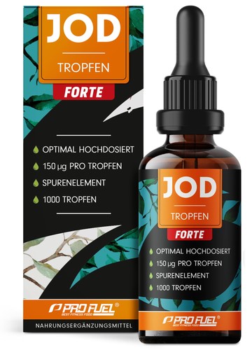 Jod tropfen forte 1000x mit - jod,