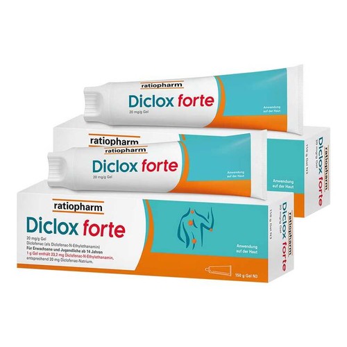 Diclox forte schmerzgel - -, 2